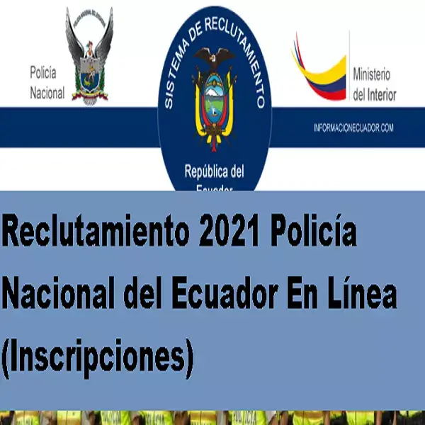 reclutamiento policía nacional del ecuador