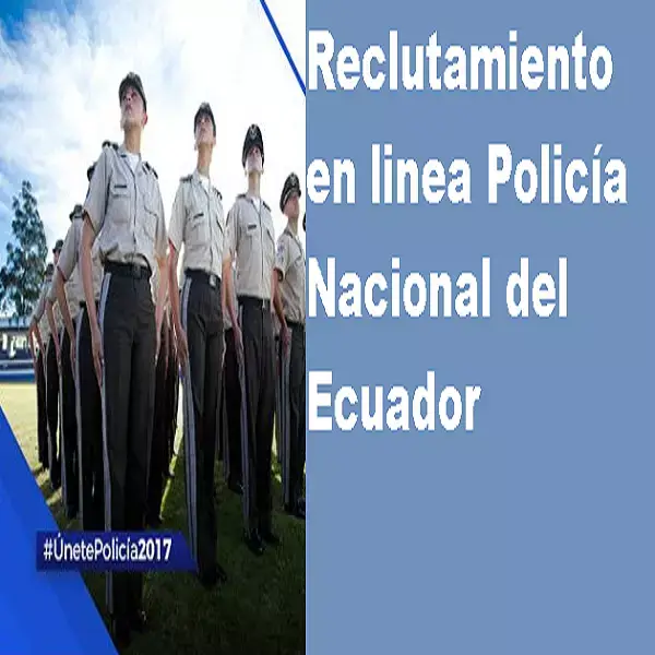 reclutamiento en linea policía nacional