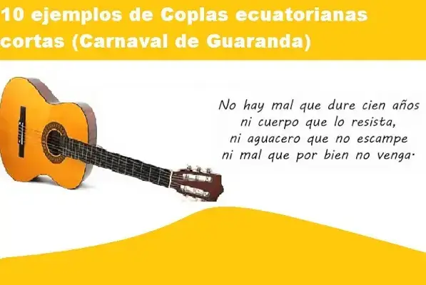 ejemplos coplas ecuatorianas carnaval guaranda