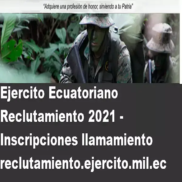 ejército ecuatoriano reclutamiento inscripciones