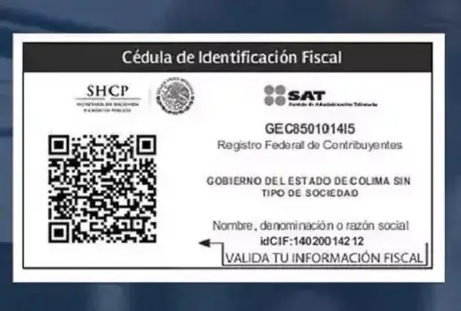 rfc cédula identificación fiscal