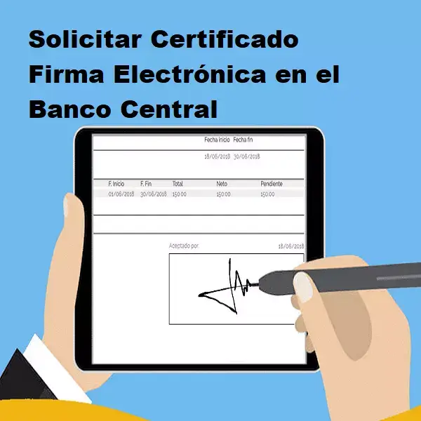solicitar certificado firma electrónica