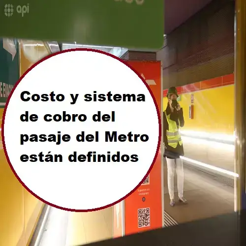 sistema de cobro pasaje metro