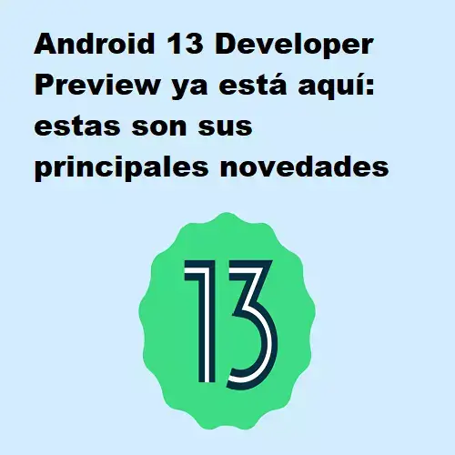 android 13 developer preview