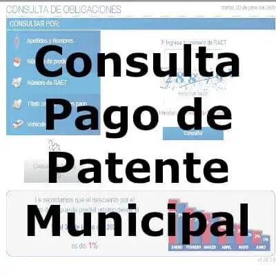 consulta pago patente municipal