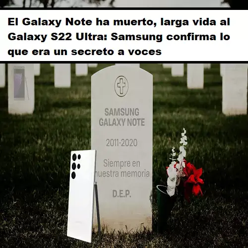 galaxy note ha muerto