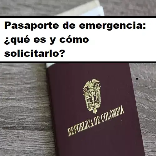pasaporte de emergencia