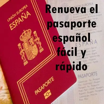 renueva pasaporte español fácil rápido