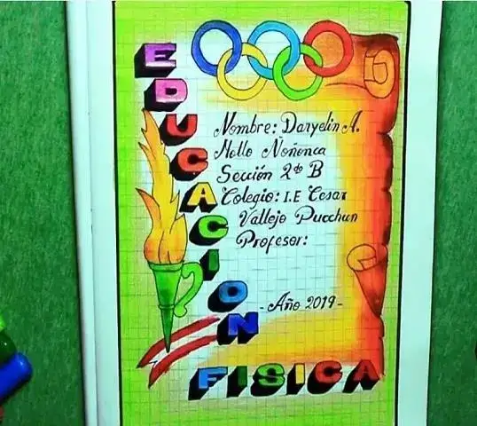 caratulas educación fisica cuadernos
