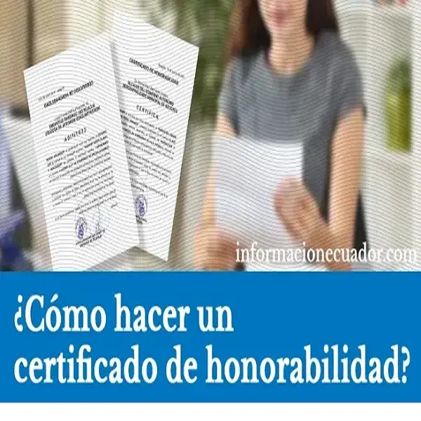 certificado honorabilidad