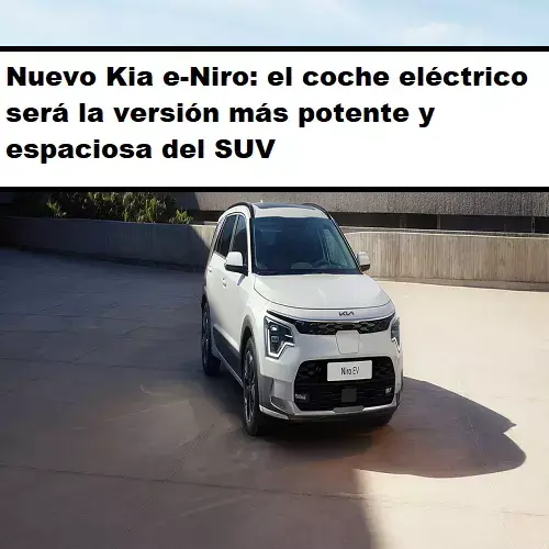 kia e-niro coche eléctrico
