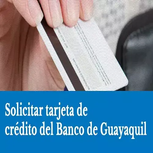 tarjeta de crédito banco de guayaquil