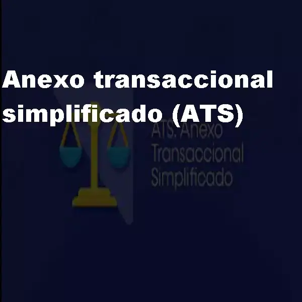 anexo transaccional simplificado