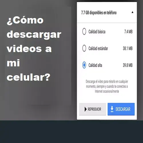 cómo descargar videos