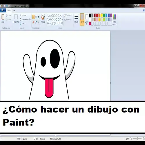 cómo hacer un dibujo con paint