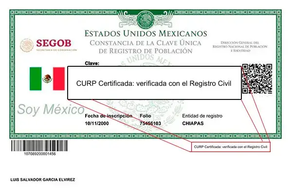 Cómo obtener la CURP Certificada gratis en México