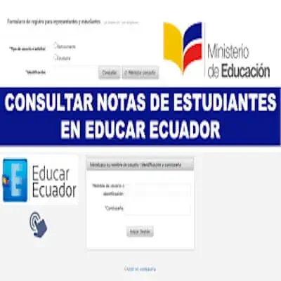 Consultar calificaciones de estudiantes en EducarEcuador