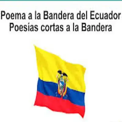 poema bandera ecuador tricolor