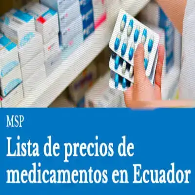 Lista oficial de precios de medicamentos en Ecuador