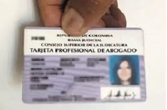 tarjeta profesional de abogado en colombia