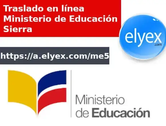Traslados en línea Juntos Educación Sierra MinEduc educar ecuador