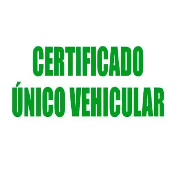 certificado único vehicular ant