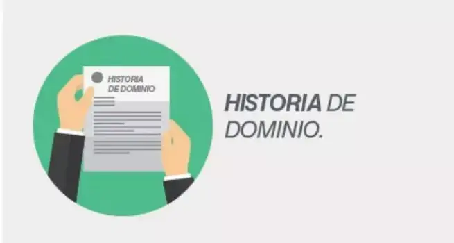 certificado de historia de dominio de una propiedad