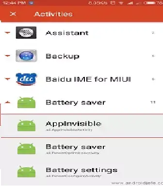 cómo puedo hacer que una aplicación sea invisible en Xiaomi