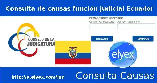 Función Judicial de Pichincha -Consulta de las causas Satje