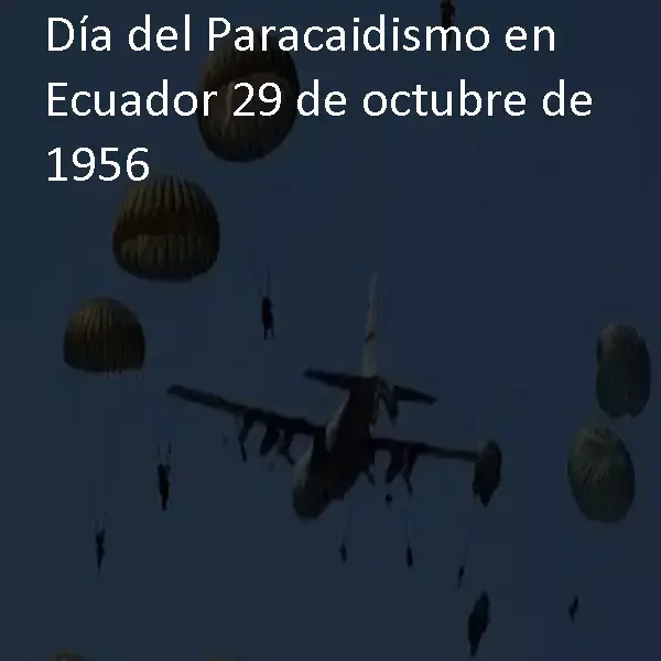 día del paracaidismo en ecuador