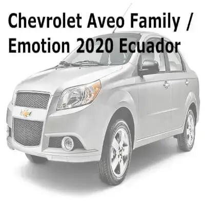 Chevrolet Aveo Family / Emotion 2022 Ecuador