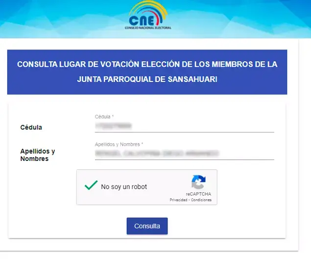 ¿Dónde voto en elecciones Ecuador? Lugar votación CNE 2024