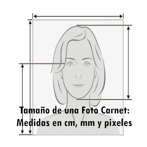 Tamaño de una Foto Carnet: Medidas mm y pixeles