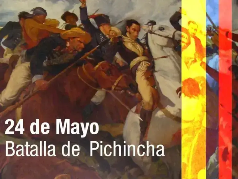 Imágenes para colorear del 24 de Mayo Batalla de Pichincha