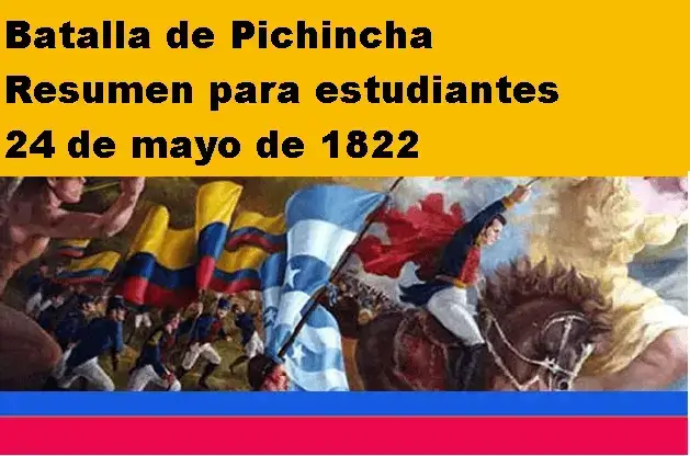 Batalla de Pichincha Resumen para estudiantes 24 de mayo de 1822