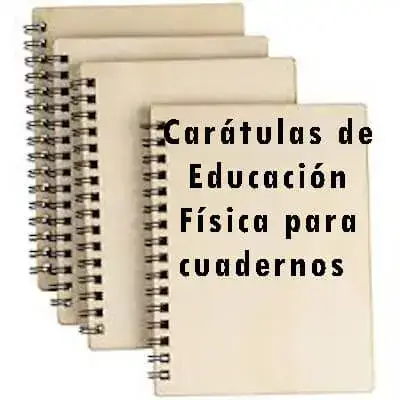 Carátulas de Educación Física para cuadernos
