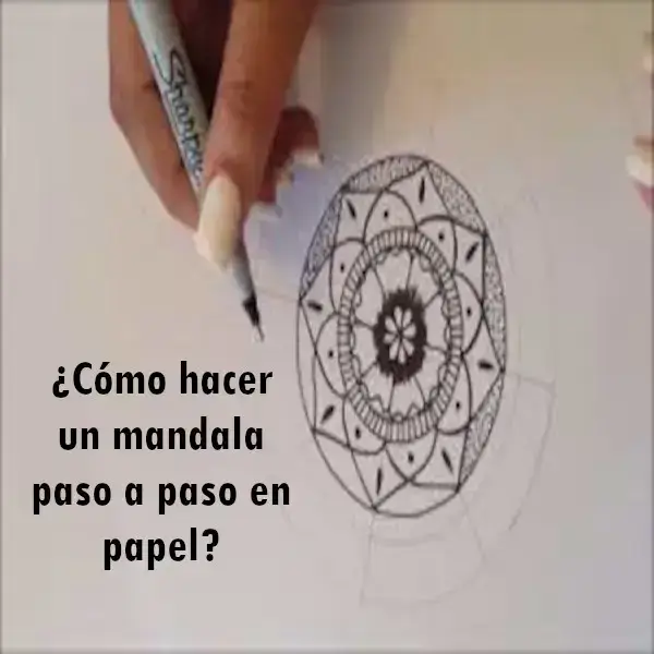 ¿Cómo hacer un mandala paso a paso en papel?