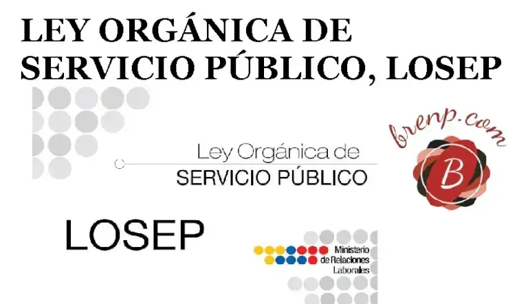 Ley orgánica de servicio público, LOSEP